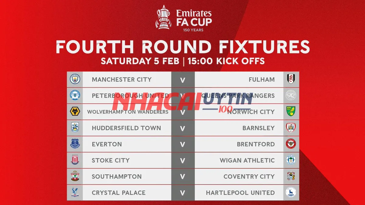 Theo dõi và cập nhật lịch thi đấu Cúp FA thường xuyên để thuận tiện khi cá độ